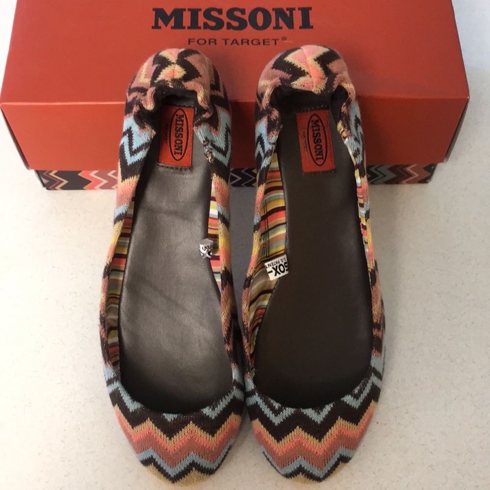 Missoni for Target ballet flats